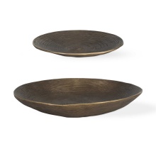 Uttermost 18255 - Uttermost Stratum Round Brass Bowls Set/2
